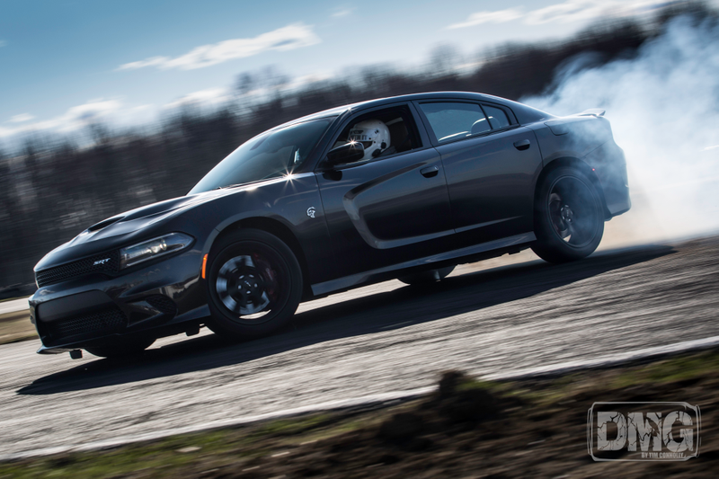 Illustration for article titled The Time A German Car Mag Handed A Charger Hellcat To American Drifters